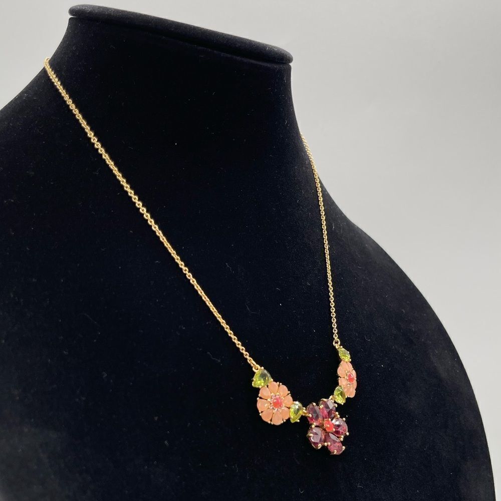 Kate Spade Crystal Flower Necklace - Picture 2 of 4
